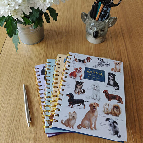 Patricia MacCarthy A5 Notebook With Dividers - Dog Design