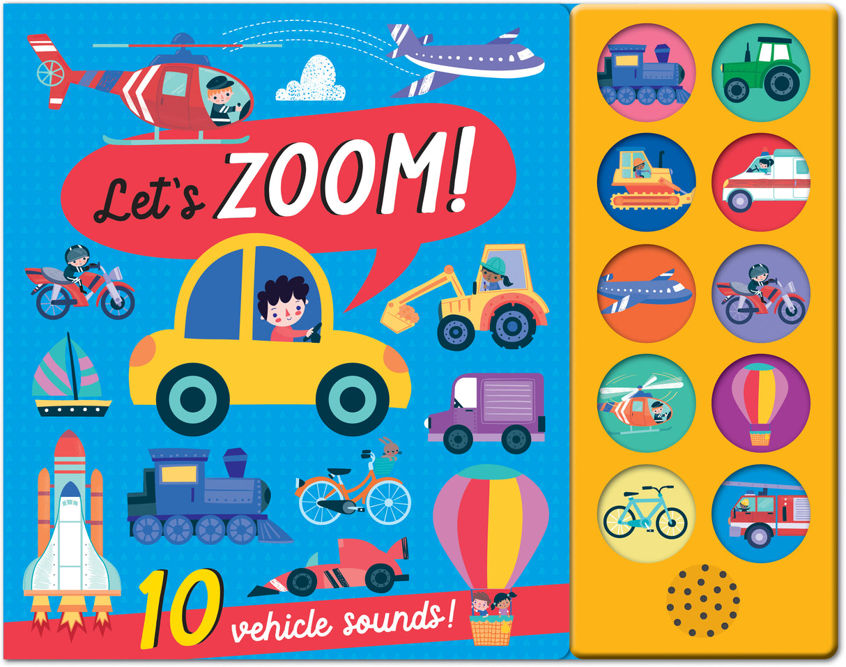 Let's Zoom - Children's 10 Button Sound Book