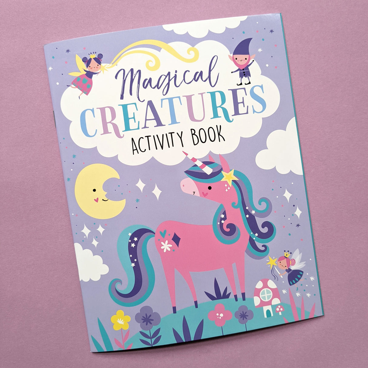 Magical Creatures Board Game Set - Includes 2 Games and Activity Book