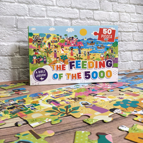 The Feeding Of The 5000 Jigsaw Puzzle - Children's 50 Piece Puzzle