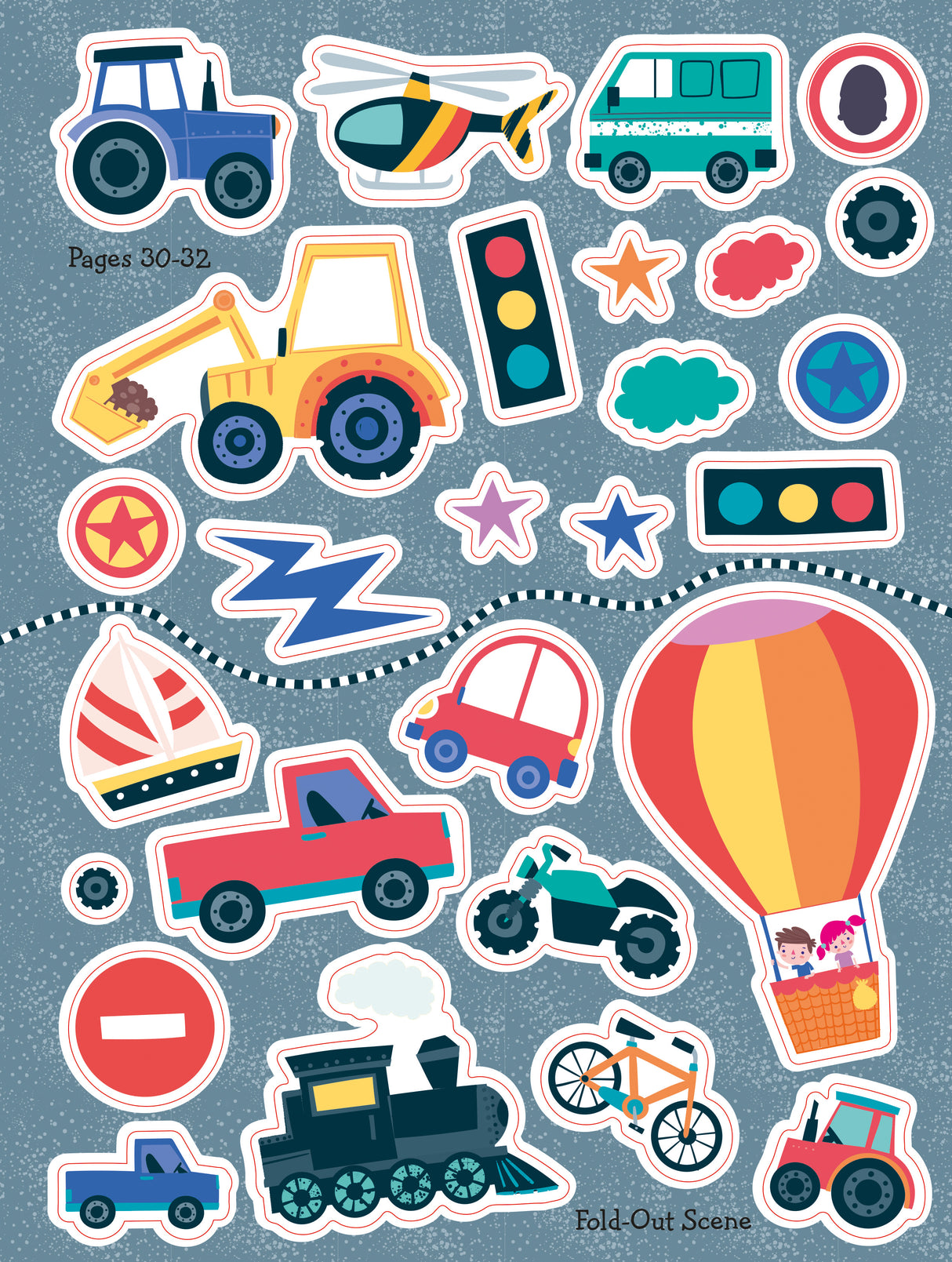 Big Sticker Activity Book – Vehicles