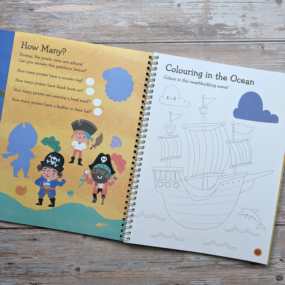 Big Sticker Activity Book – Pirates