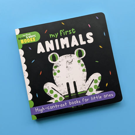 My First Animals - Children’s Black & White Contrast Book