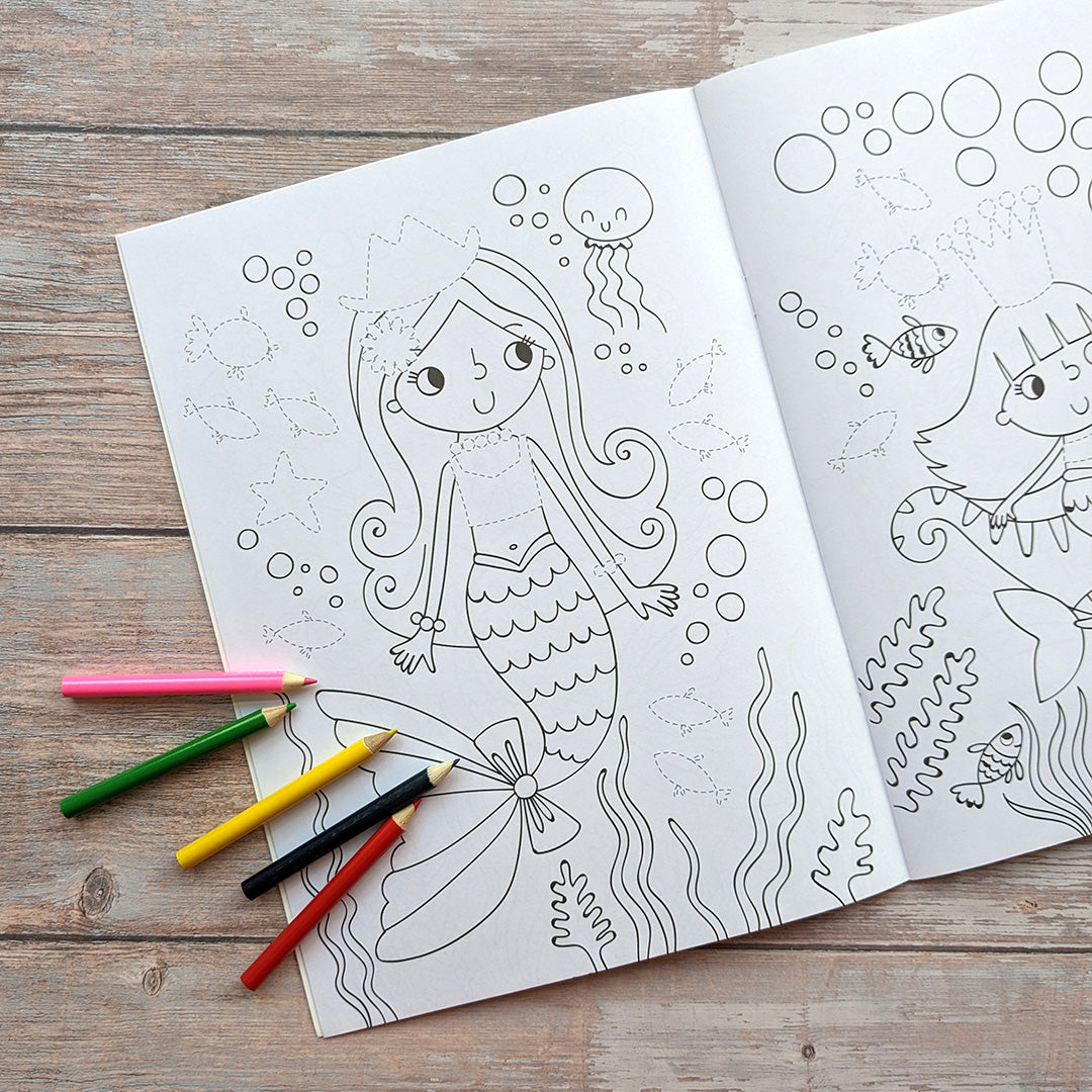 Dress Me Up Colouring & Activity Book - Mermaids