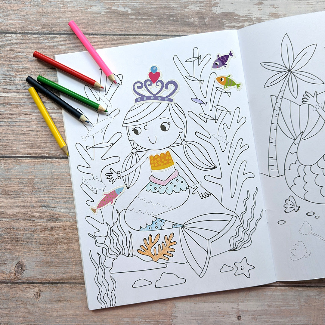 Dress Me Up Colouring & Activity Book - Mermaids