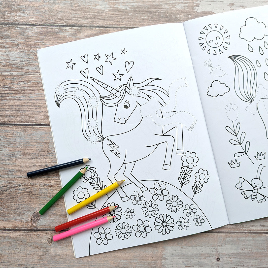 Dress Me Up Colouring & Activity Book - Unicorns