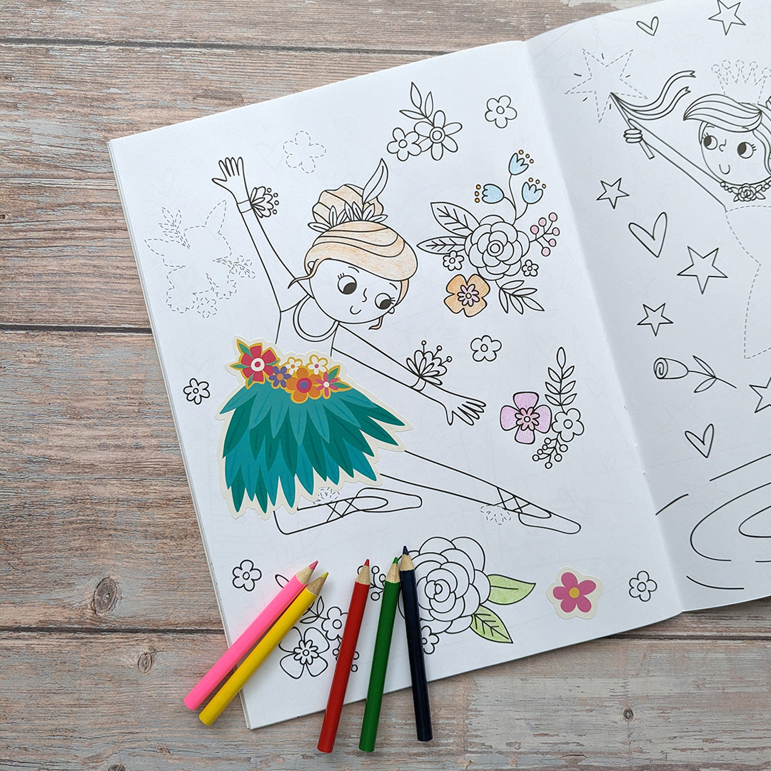 Dress Me Up Colouring & Activity Book - Ballet