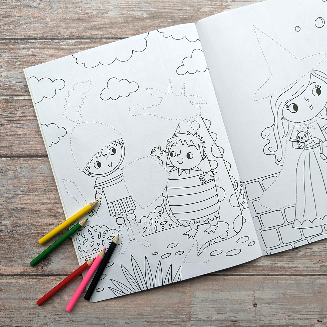 Dress Me Up Colouring & Activity Book - Costumes