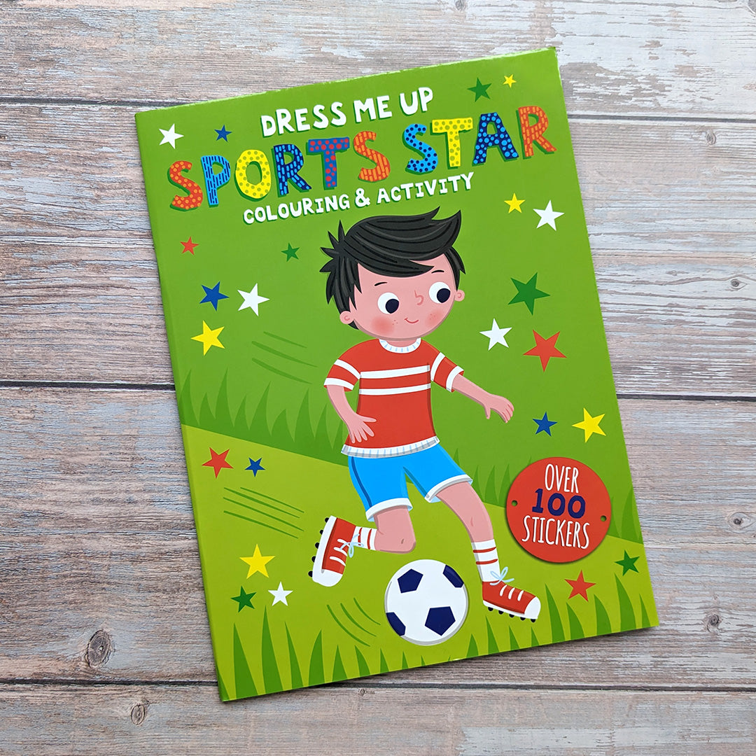 Dress Me Up Colouring & Activity Book - Sports Star