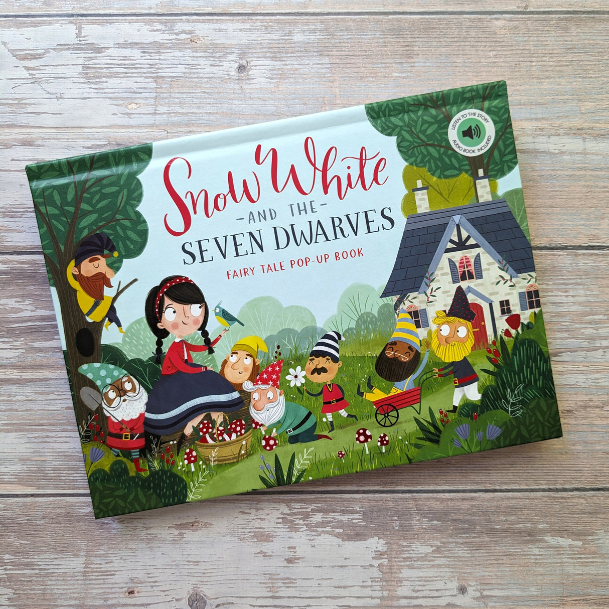 Snow White And The Seven Dwarves - Children’s Fairy Tale Pop-Up Book