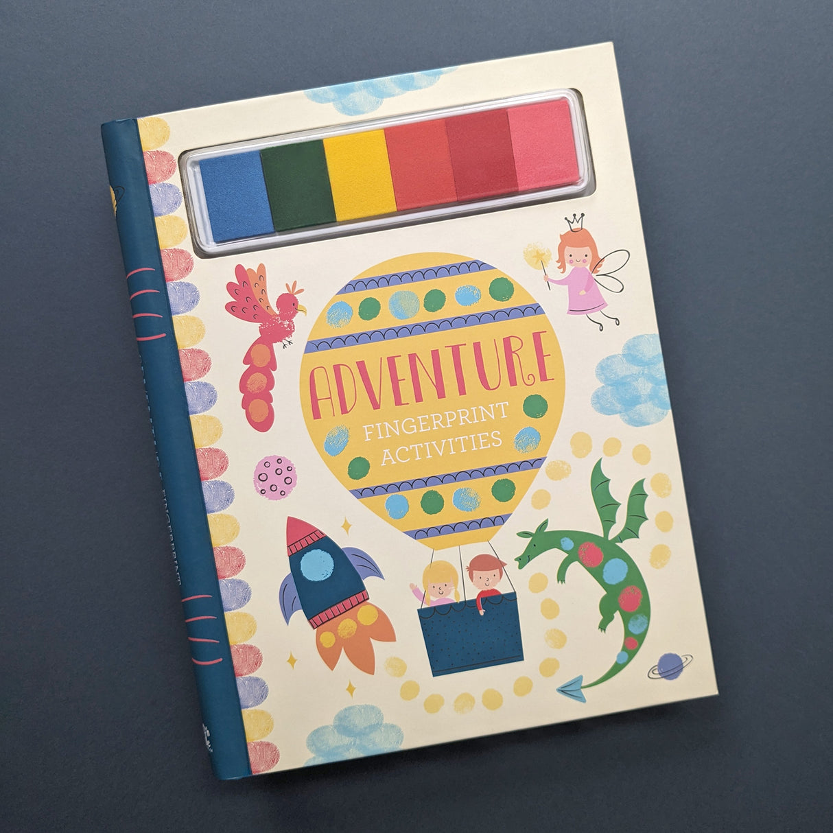 Adventure Fingerprint Activities Book – Comes With 6 Colour Inks