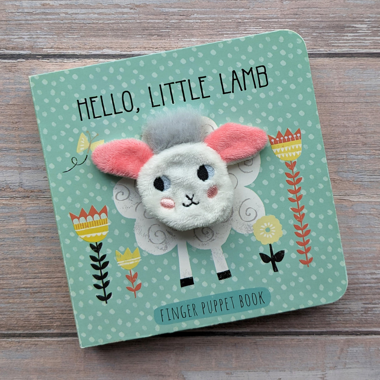 Hello Little Lamb - Children's Finger Puppet Book