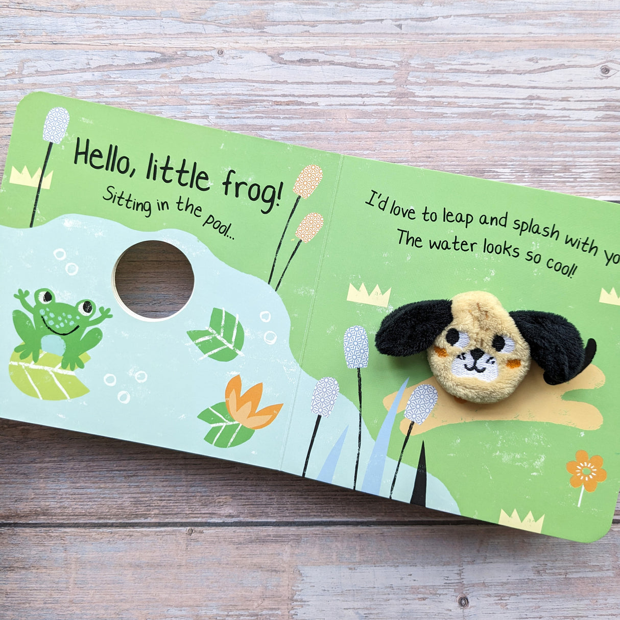 Hello Little Puppy - Children's Finger Puppet Book