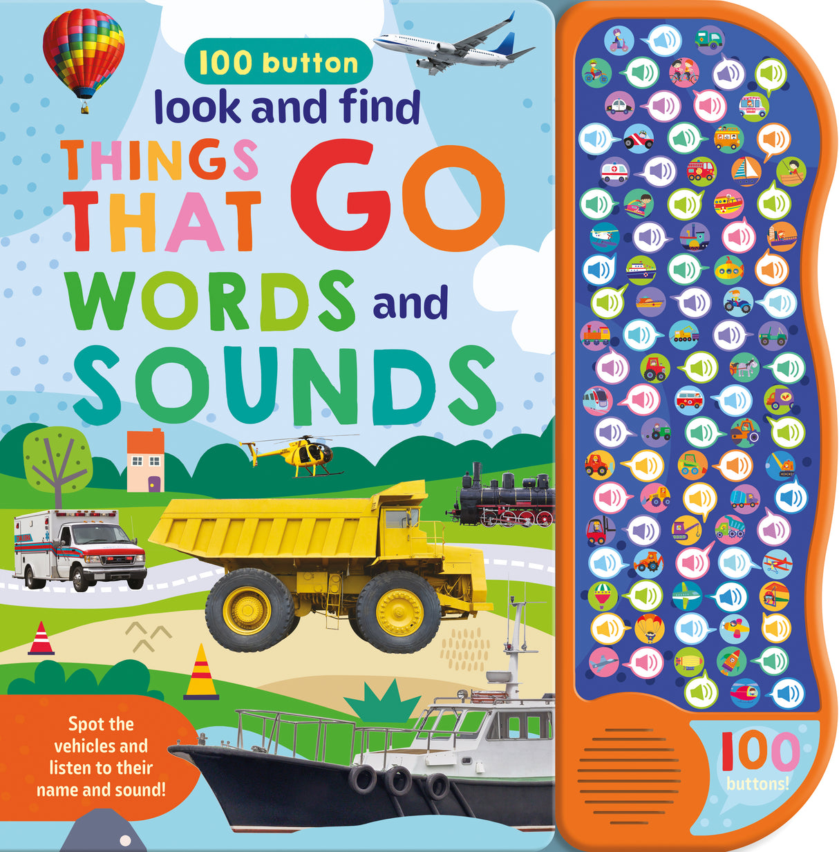 Look And Find Things That Go - Children's 100 Button Sound Book