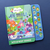 Look and Listen Animals - Children's 12 Button Sound Book