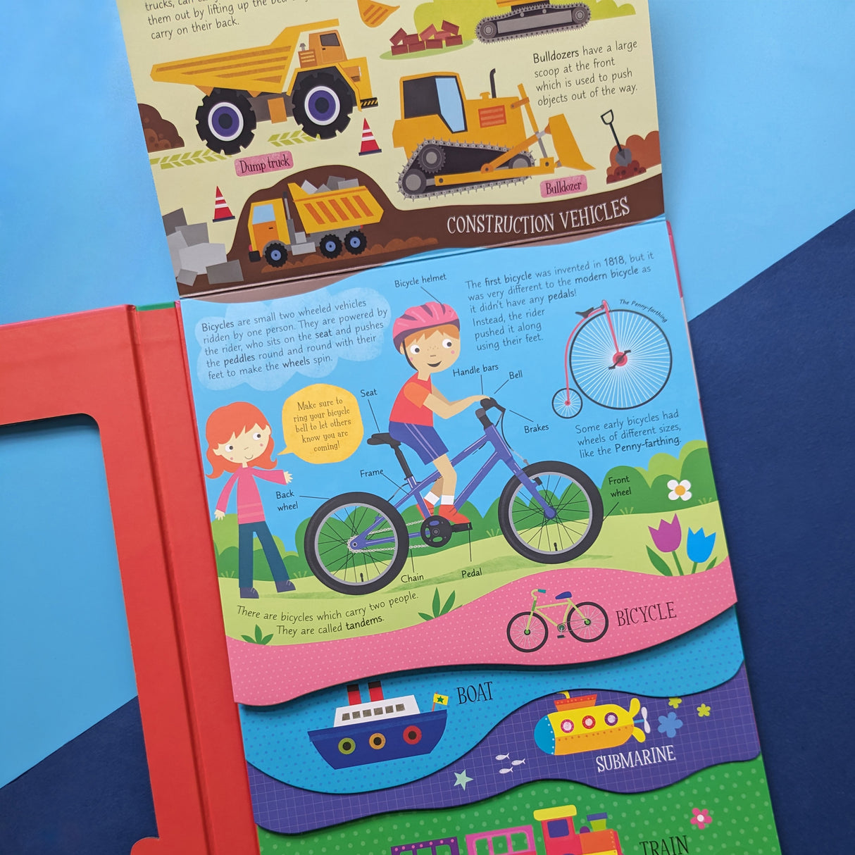 Transport - Children’s Learning Layer Book