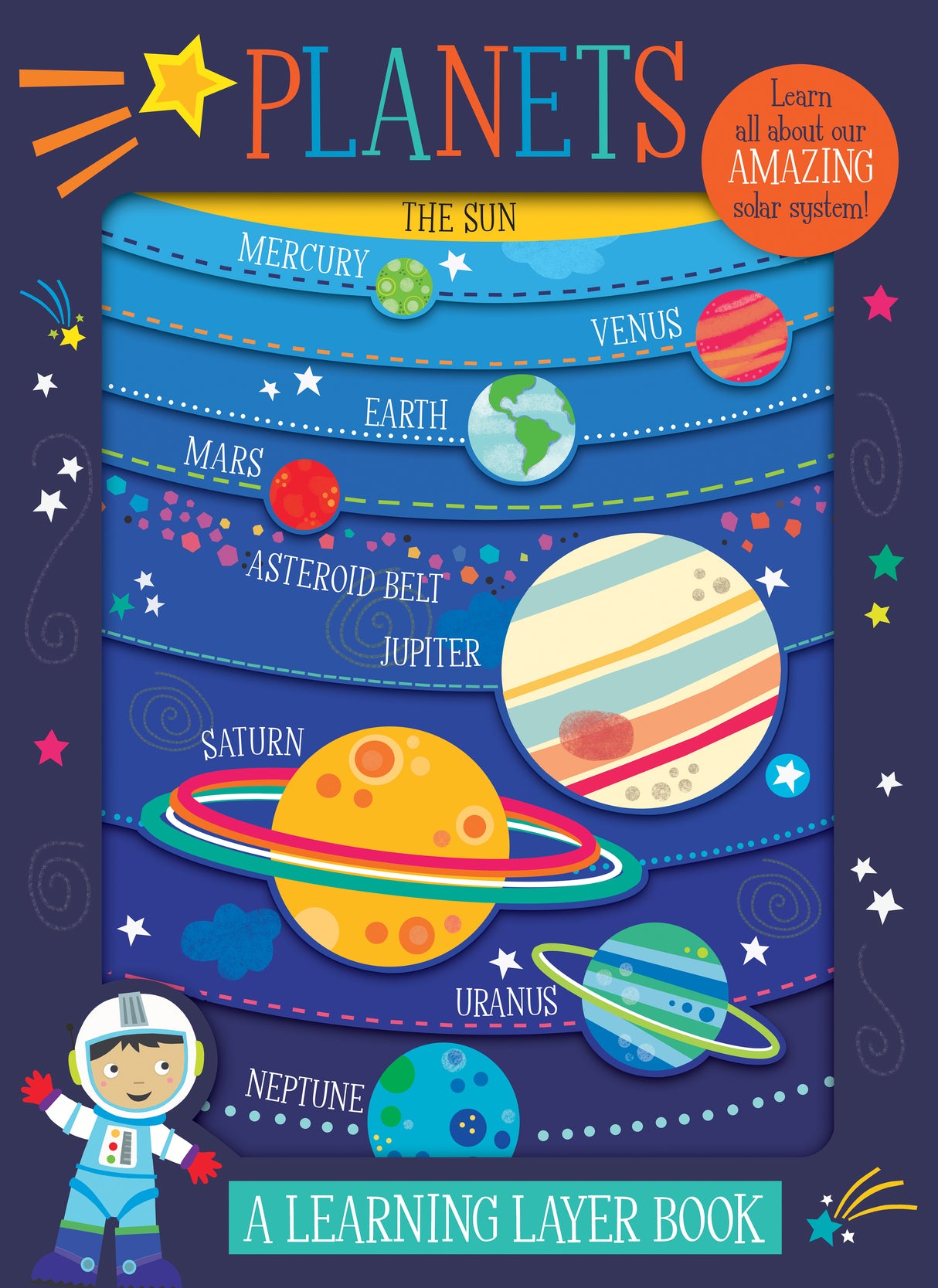 Planets - Children’s Learning Layer Book