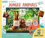 Jungle Animals - Children’s Sticker By Number Activity Book