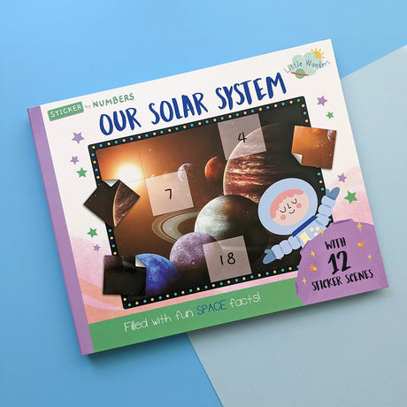 Our Solar System - Children’s Sticker By Number Activity Book