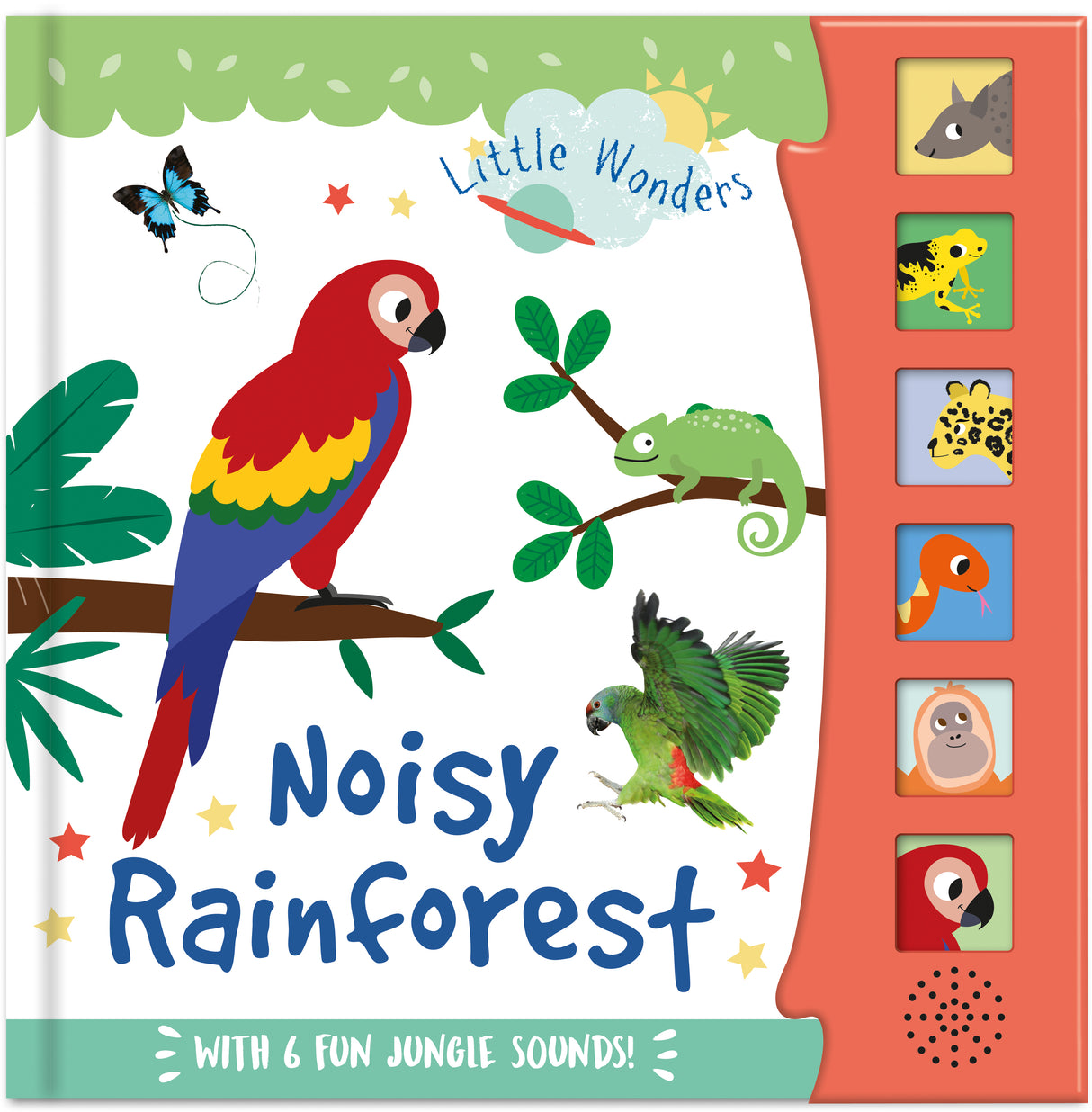 Noisy Rainforest - Children's 6 Button Sound Book