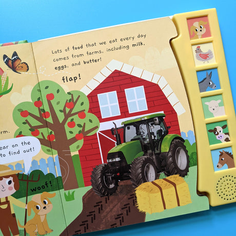 Noisy Farm - Children's 6 Button Sound Book