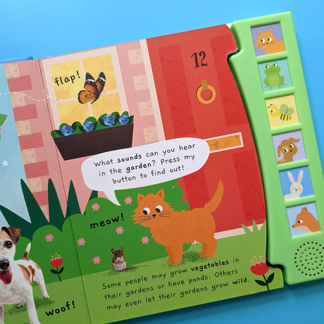 Noisy Garden - Children's 6 Button Sound Book