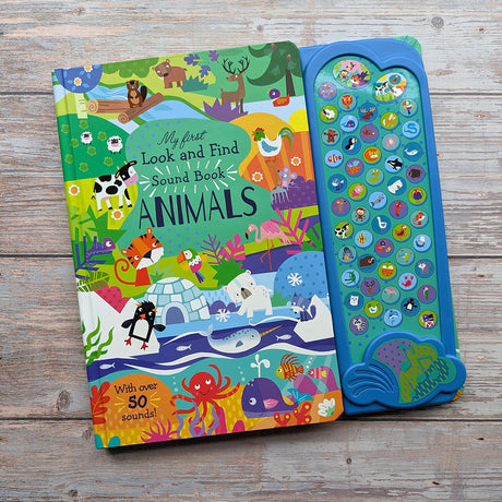 My First Look and Find Animals - Children's 50 Button Sound Book