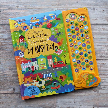 My First Look and Find Busy Day - Children's 50 Button Sound Book