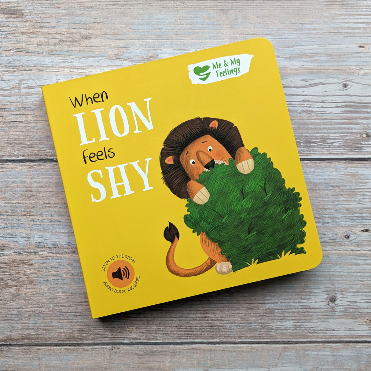 When Lion Feels Shy - Me And My Feelings Children's Board Book