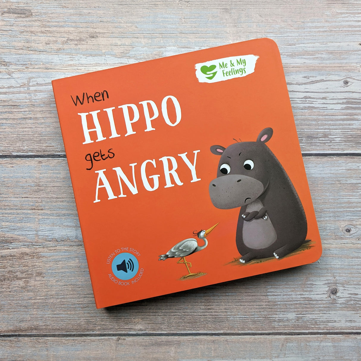 When Hippo Gets Angry - Me And My Feelings Children's Board Book