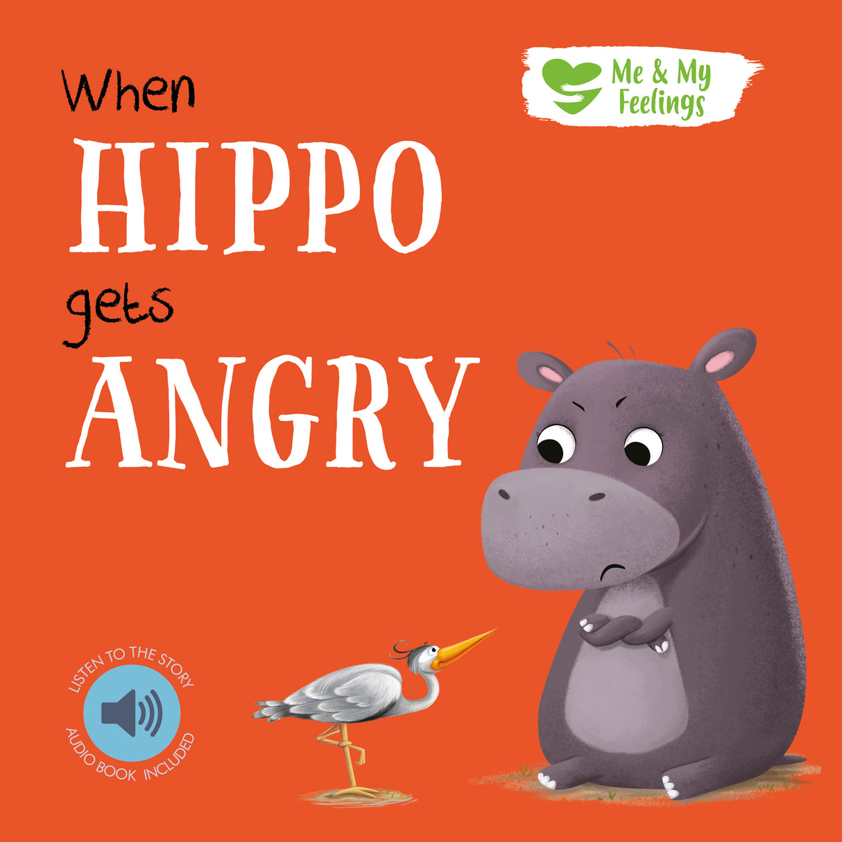 When Hippo Gets Angry - Me And My Feelings Children's Board Book