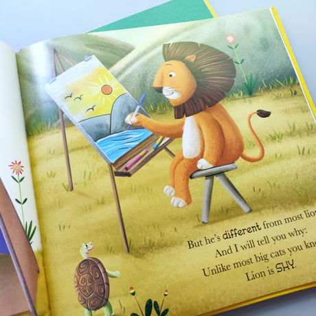 When Lion Feels Shy - Me And My Feelings Children's Hardback Book