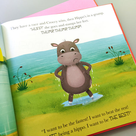 When Hippo Gets Angry - Me And My Feelings Children's Hardback Book