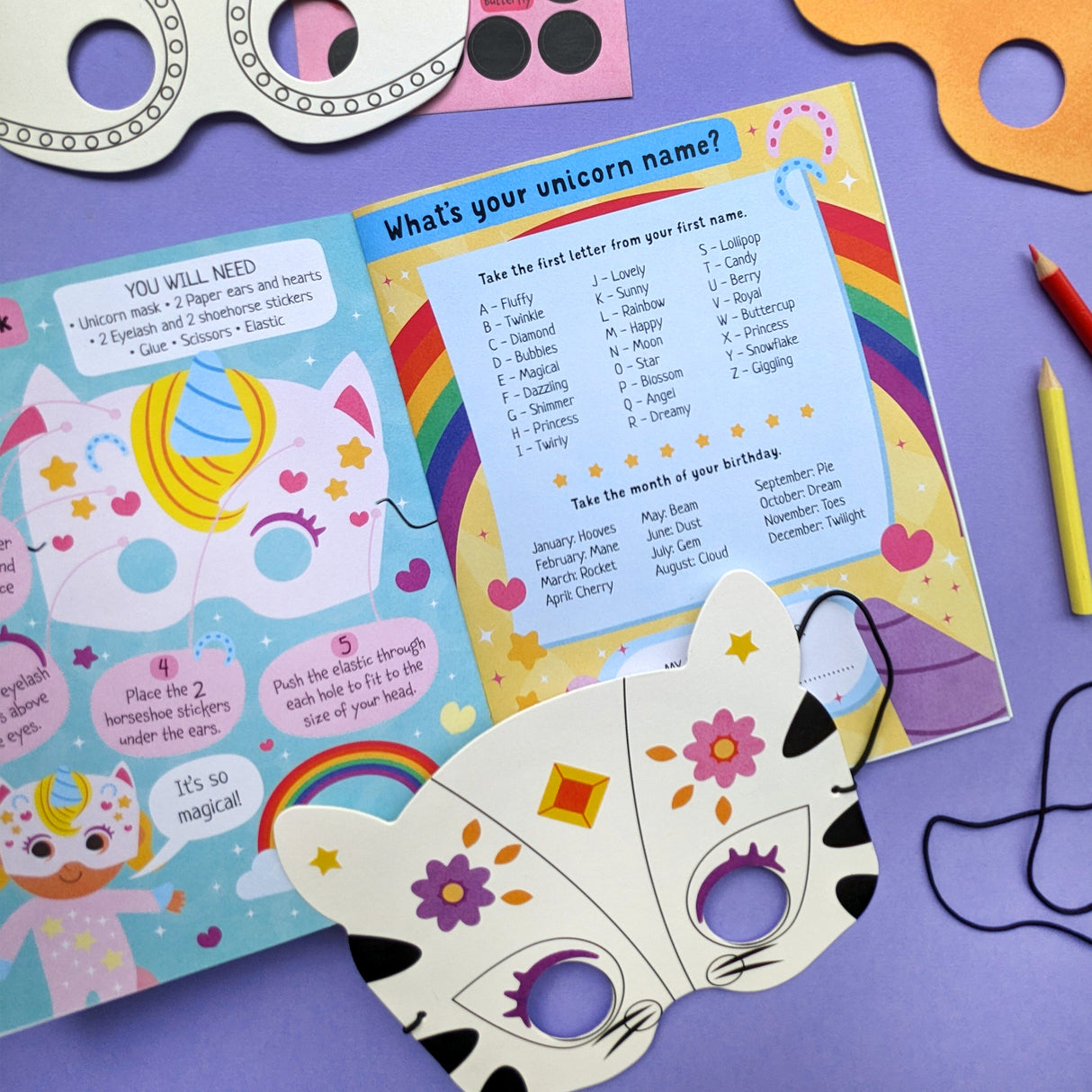 Create Your Own Cute Masks – Children’s Craft Set