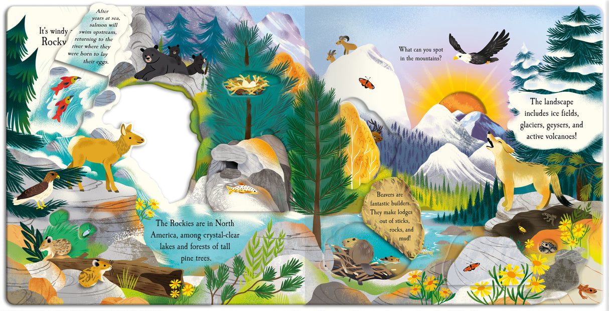 Let's Explore The Mountains - Children's Lift-The-Flap Book