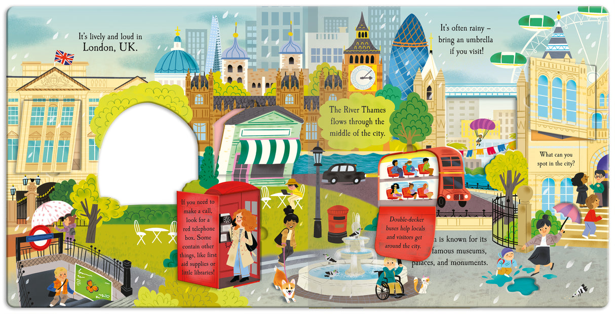 Let's Explore The City - Children's Lift-The-Flap Book