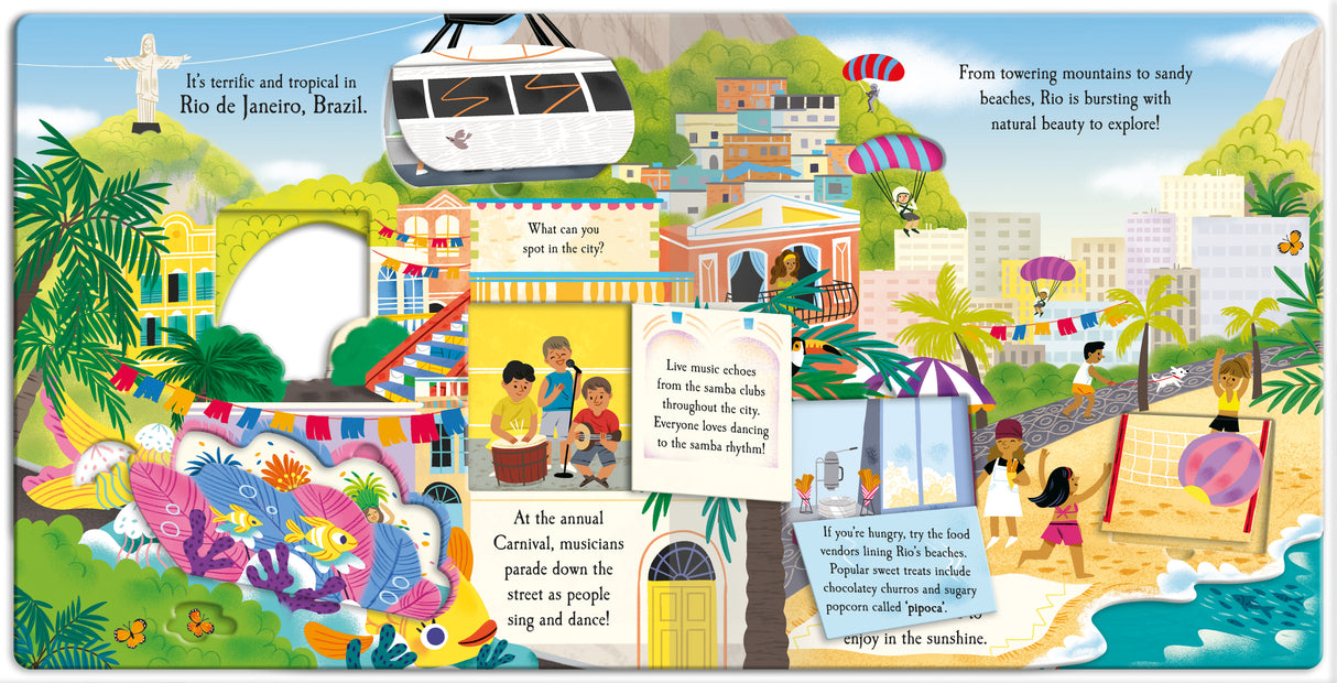 Let's Explore The City - Children's Lift-The-Flap Book