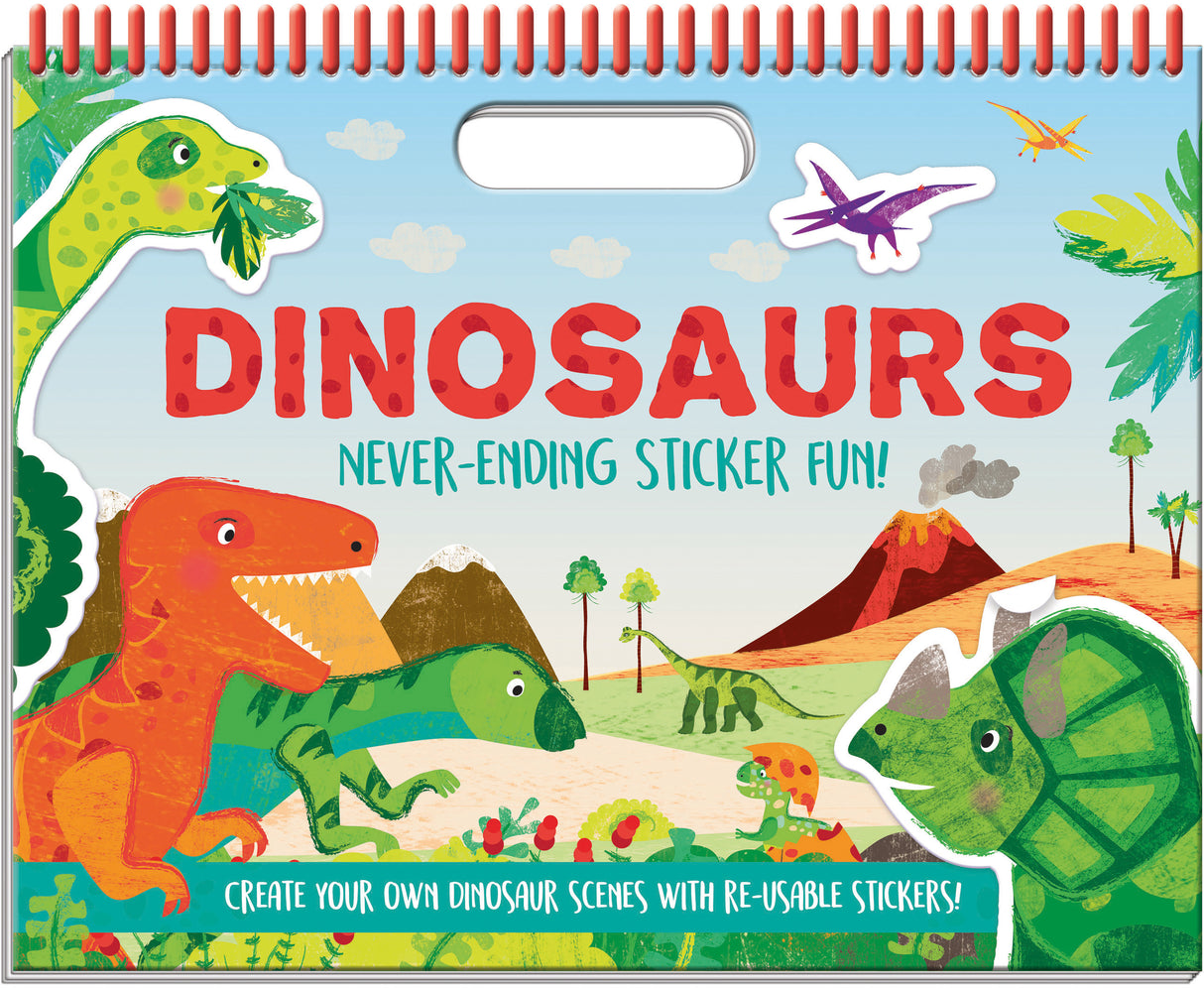 Never-Ending Sticker Fun Activity Book – Dinosaurs