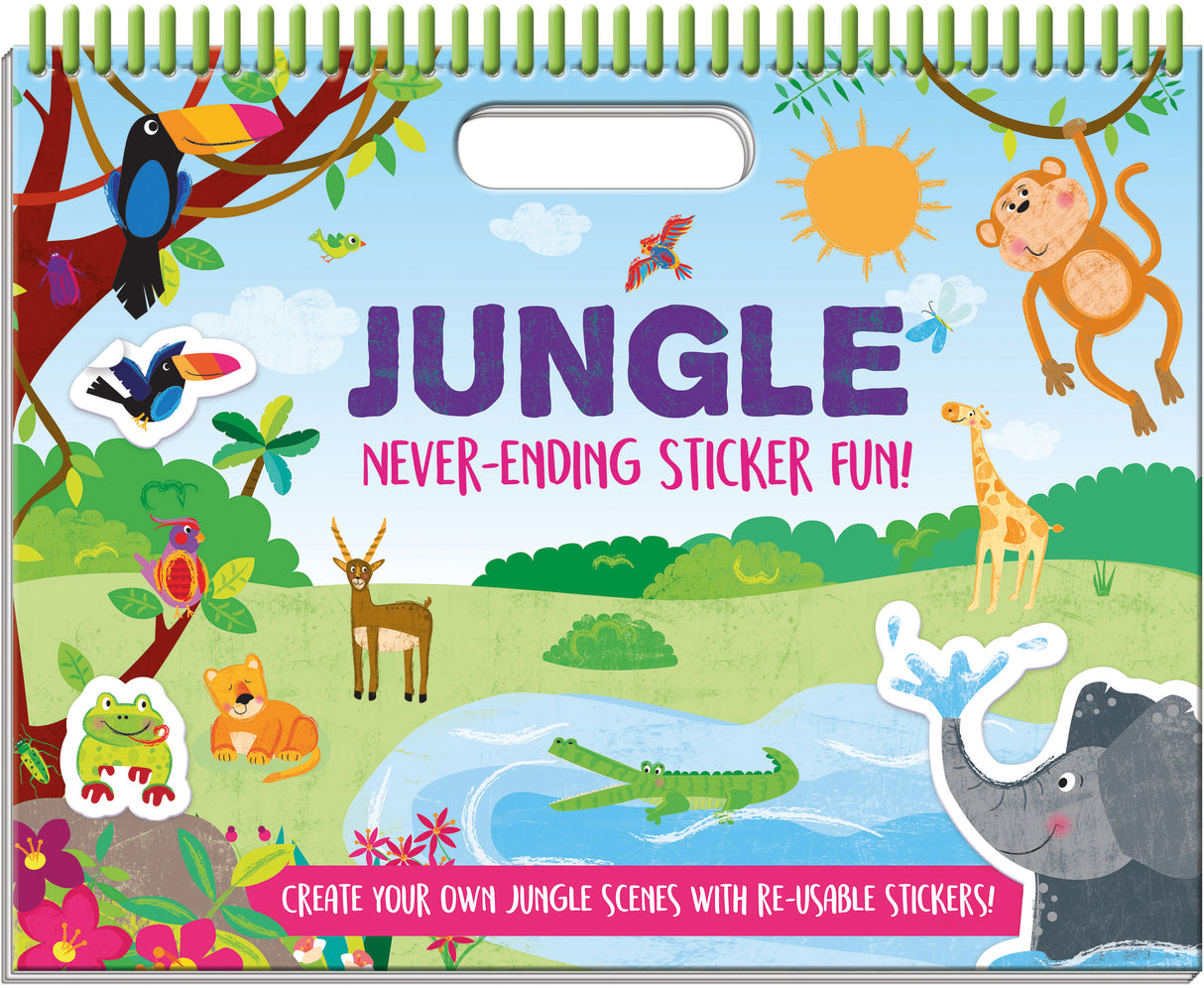 Never-Ending Sticker Fun Activity Book – Jungle