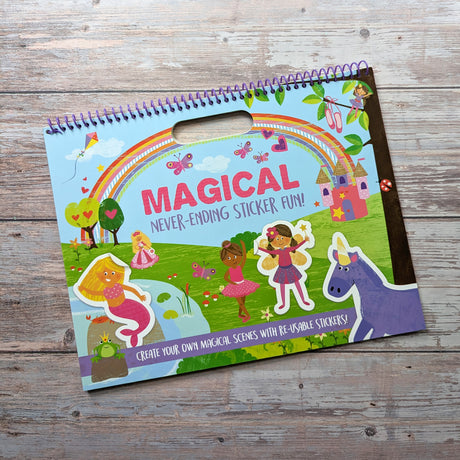 Never-Ending Sticker Fun Activity Book – Magical