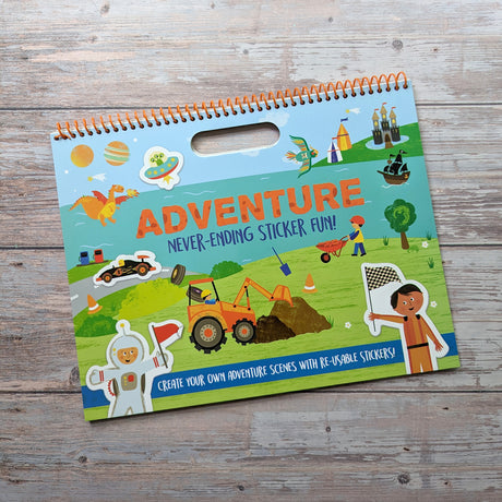 Never-Ending Sticker Fun Activity Book – Adventure