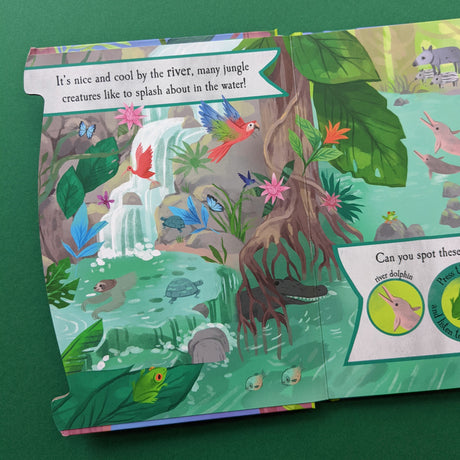 Let’s Explore The Noisy Jungle - Children's 6 Button Sound Book