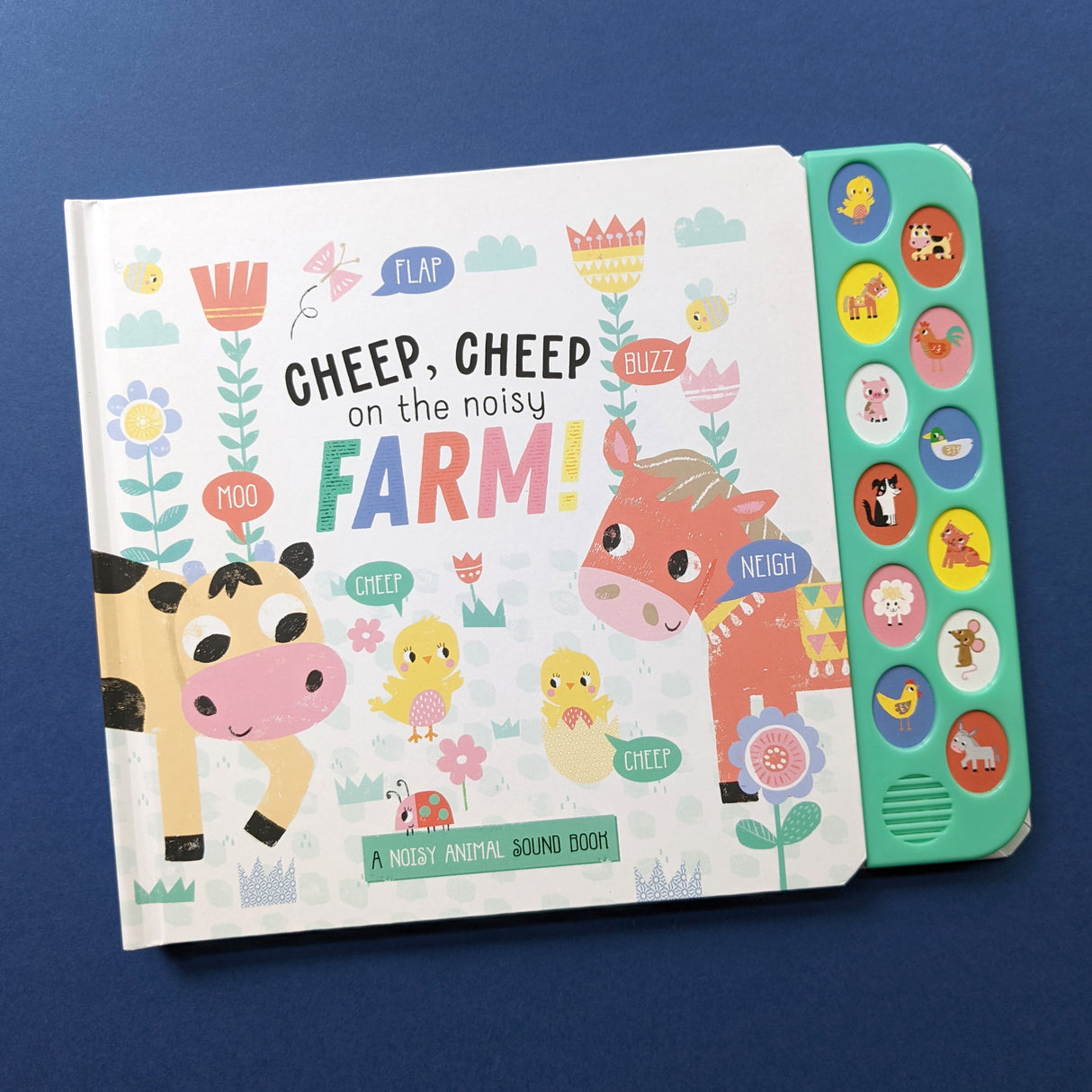 Cheep Cheep On The Noisy Farm - Children's 12 Button Sound Book