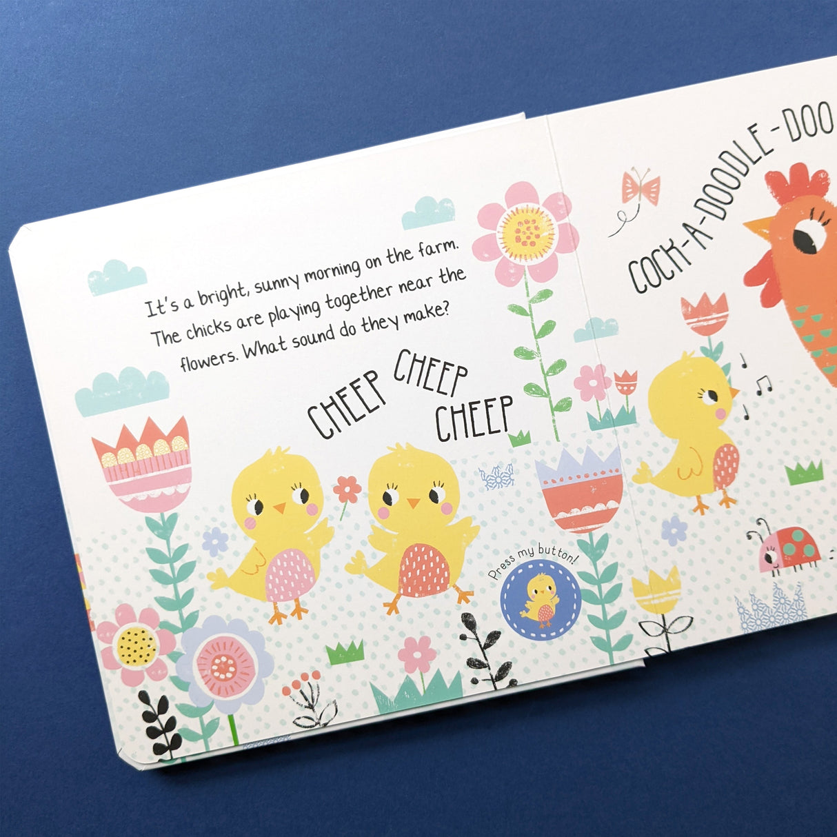 Cheep Cheep On The Noisy Farm - Children's 12 Button Sound Book