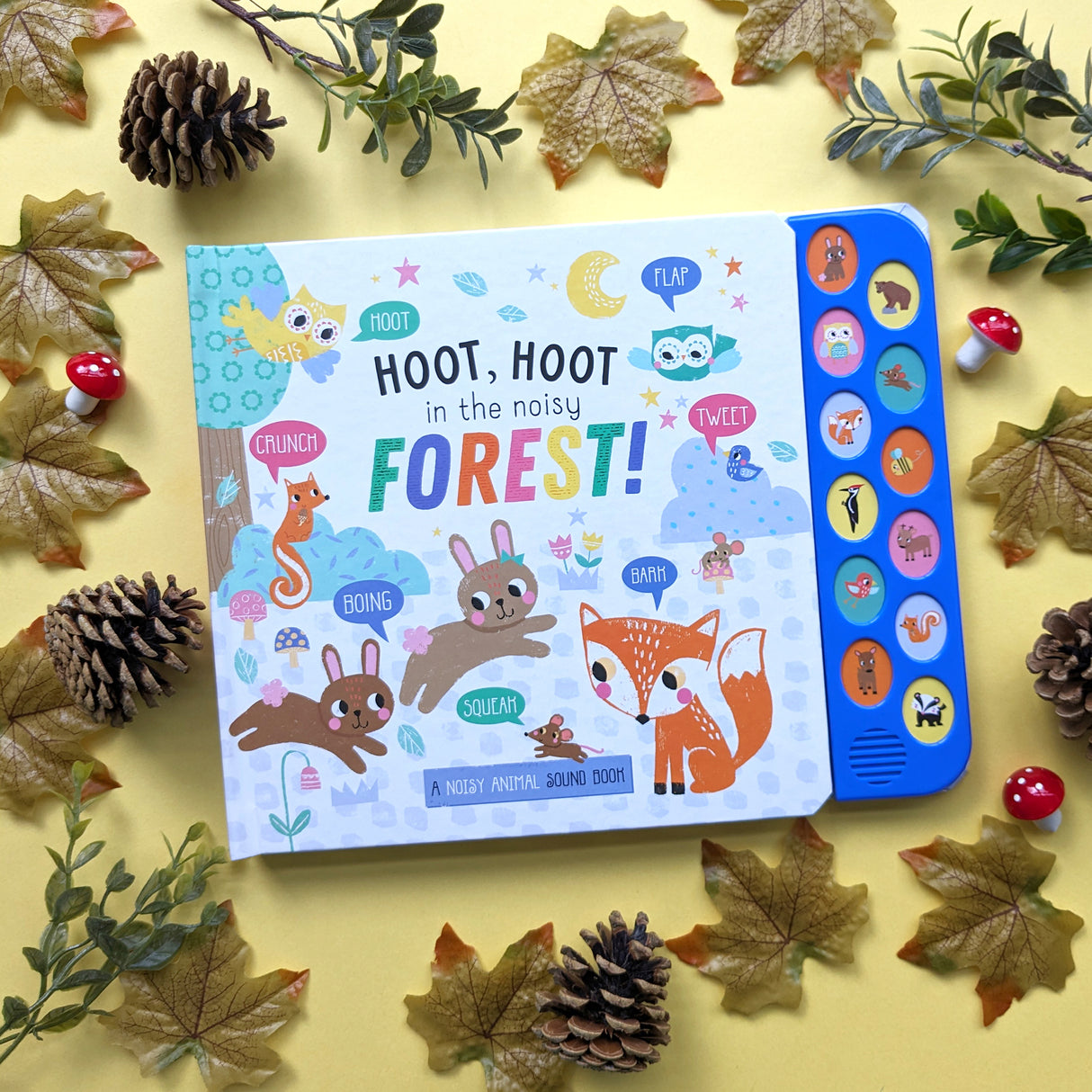 Hoot Hoot In The Noisy Forest - Children's 12 Button Sound Book