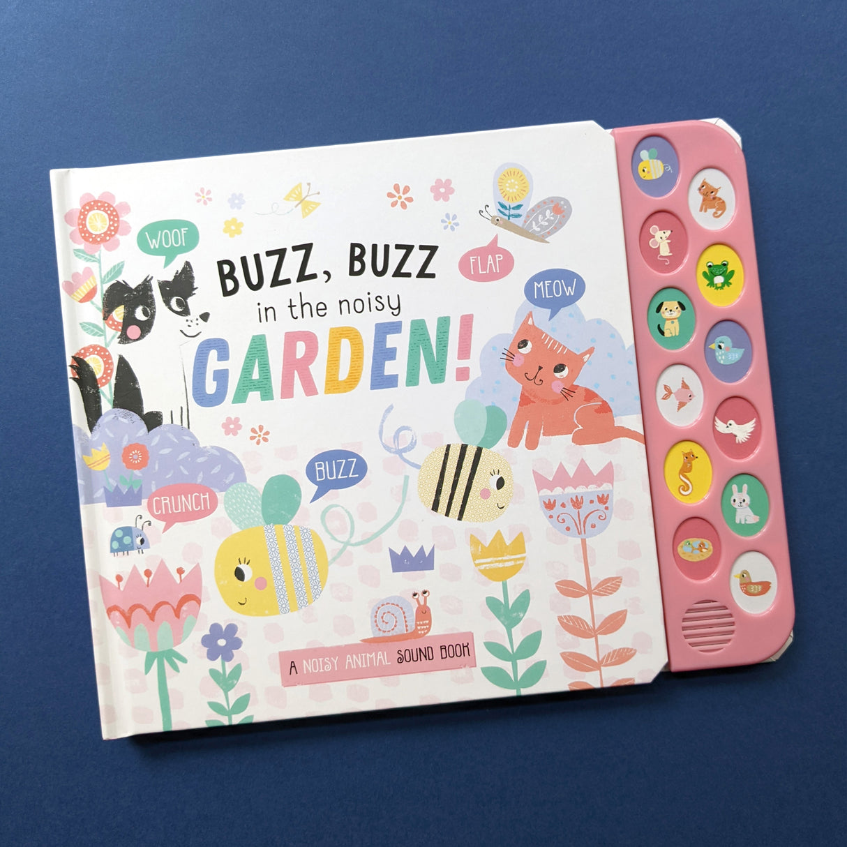 Buzz Buzz In The Noisy Garden - Children's 12 Button Sound Book