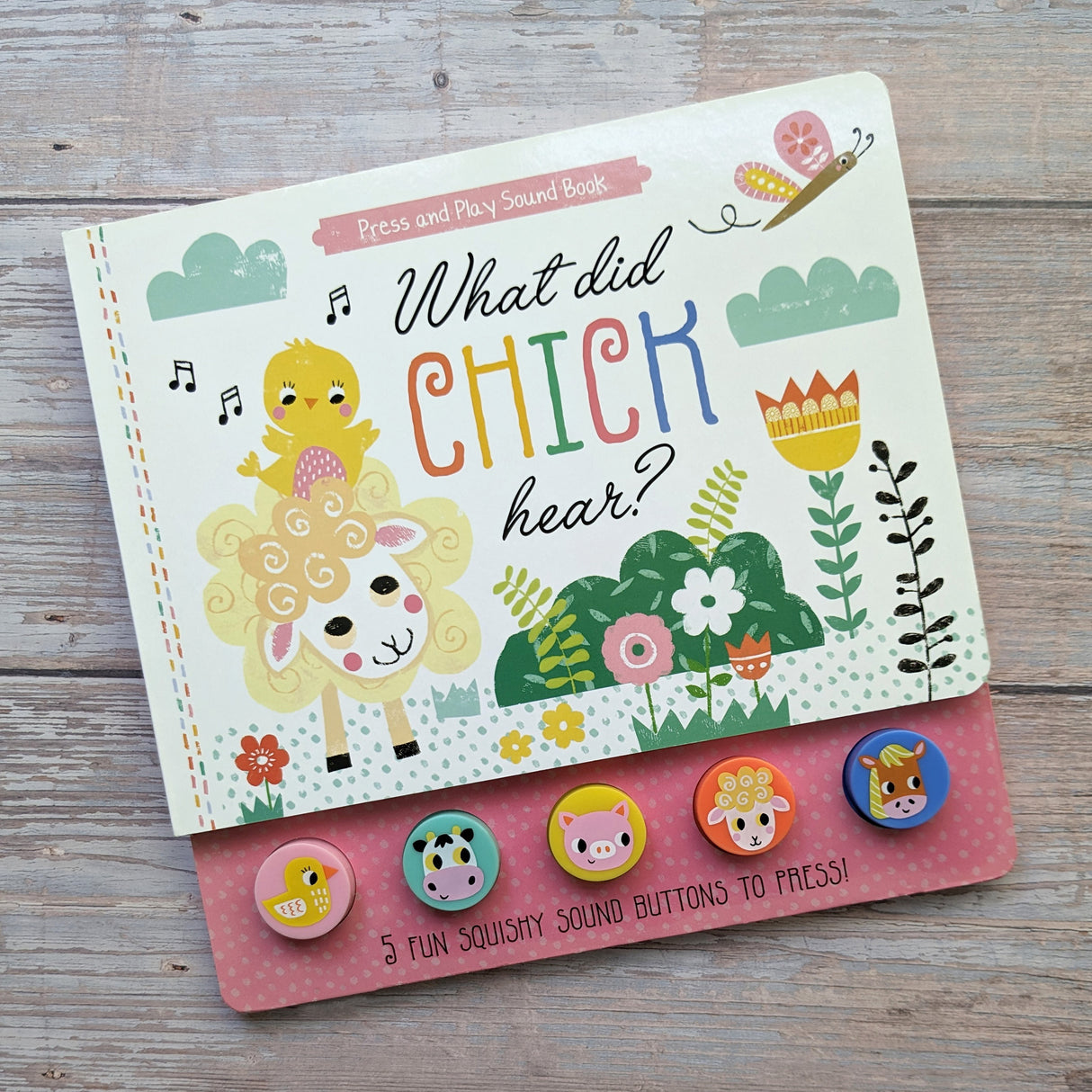 What Did Chick Hear? - Children's 5 Button Sound Book