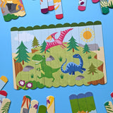 Dinosaurs Lolly Stick Puzzle – Double-Sided Puzzle Fun