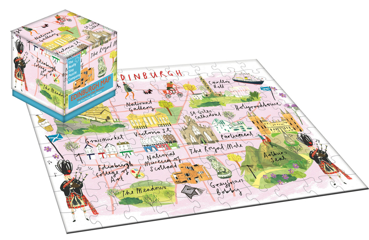 Edinburgh Map – 100 Piece Puzzle