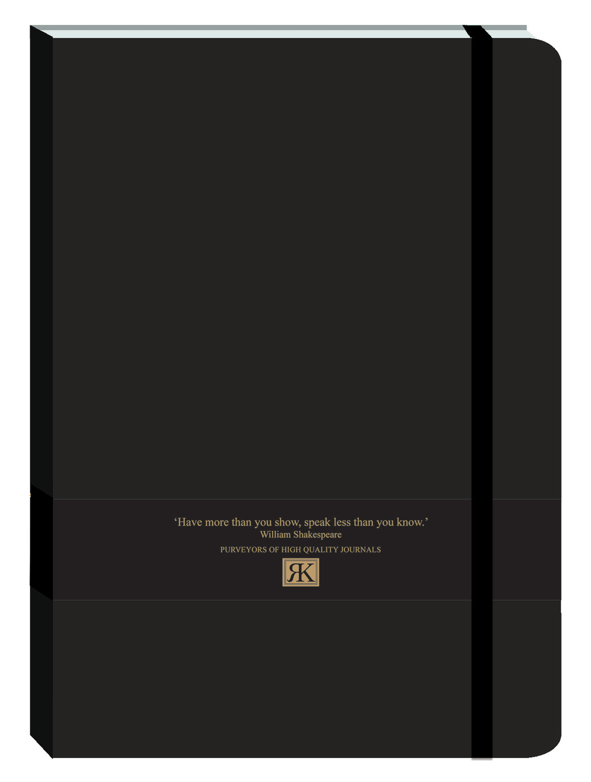 RK Journal Notebook – Black B5 Design